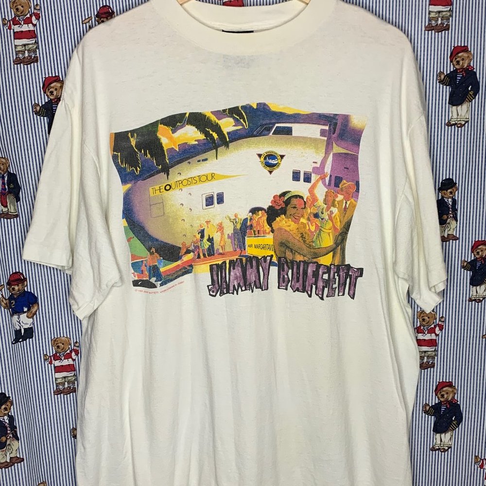 Vintage Jimmy Buffet Tour Band Tee shirt